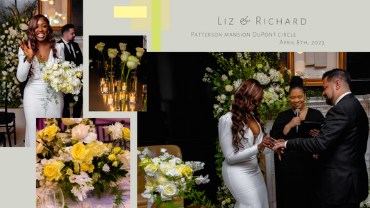 Liz & Richard: A White and Lemony Love Affair